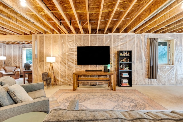 12800 Mill Creek Rd, Lolo, MT 59847 - living room with concrete flooring