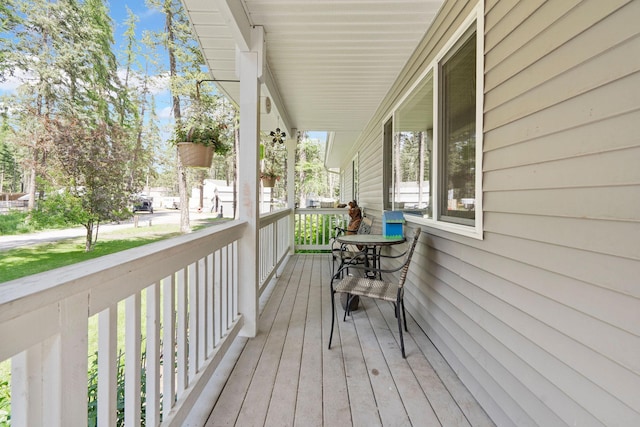 4357 Trumble Creek Rd, Columbia Falls, MT 59912 - view of wooden porch