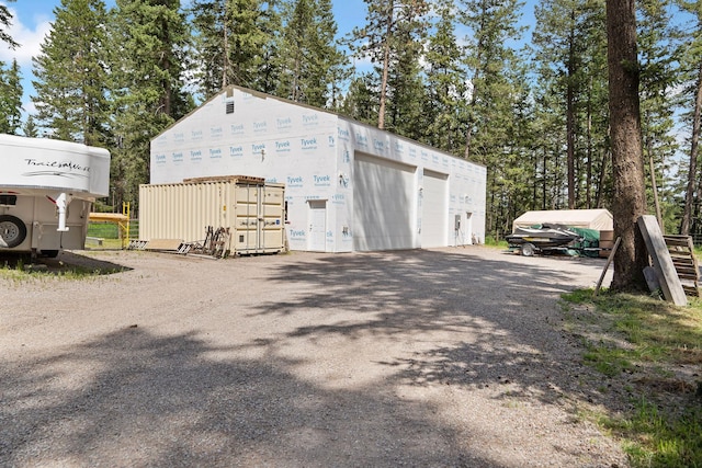 4357 Trumble Creek Rd, Columbia Falls, MT 59912 - view of detached garage