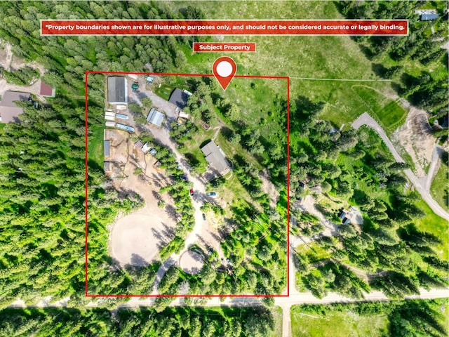 4357 Trumble Creek Rd, Columbia Falls, MT 59912 - map / location featuring property boundaries highlighted