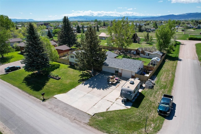 1021 Vallejo Rd, Helena, MT 59602 - aerial view of residential area with a mountainous background