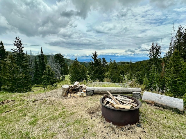 22 Indian Creek Rd, Townsend, MT 59644 - view of yard with a forest view
