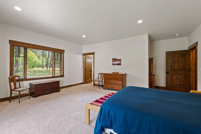 74 Wood Ridge Dr, Columbia Falls, MT 59912 - carpeted bedroom featuring baseboards and recessed lighting
