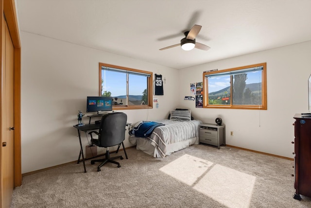 4750 Mark Ct, Missoula, MT 59803 - bedroom featuring multiple windows, carpet, and baseboards