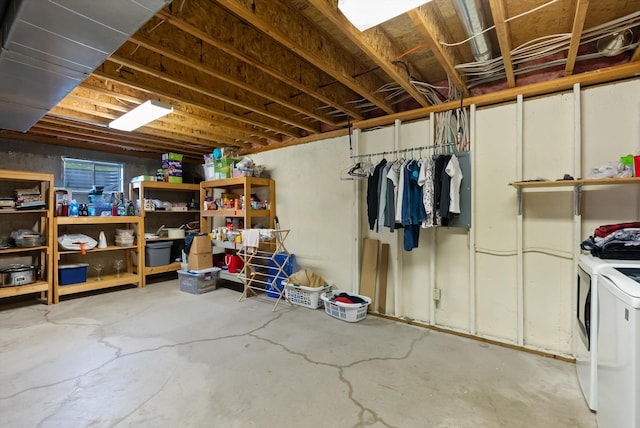 4750 Mark Ct, Missoula, MT 59803 - unfinished below grade area with separate washer and dryer