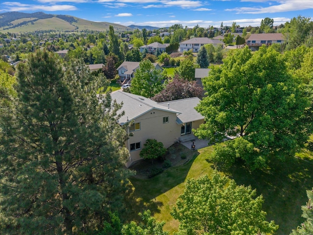 4750 Mark Ct, Missoula, MT 59803 - aerial view of residential area featuring mountains