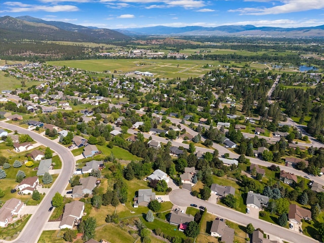 4750 Mark Ct, Missoula, MT 59803 - aerial view of property and surrounding area featuring mountains
