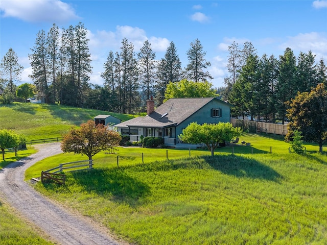 965 Ranch Ln, Kalispell, MT 59901 - view of front of home featuring a chimney