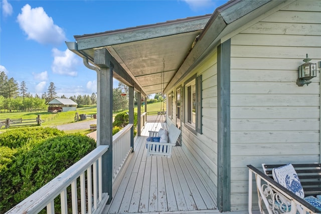 965 Ranch Ln, Kalispell, MT 59901 - view of wooden porch