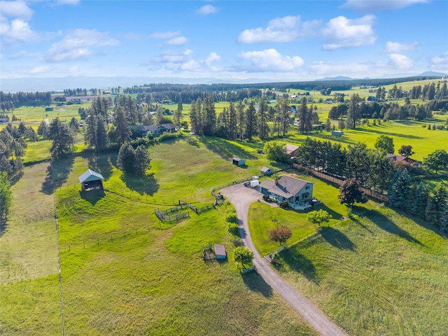 965 Ranch Ln, Kalispell, MT 59901 - aerial view of sparsely populated area with a pastoral area