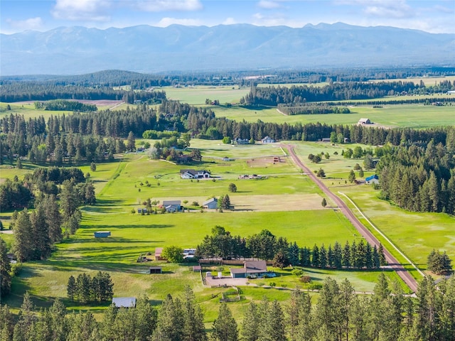 965 Ranch Ln, Kalispell, MT 59901 - overview of rural landscape featuring mountains