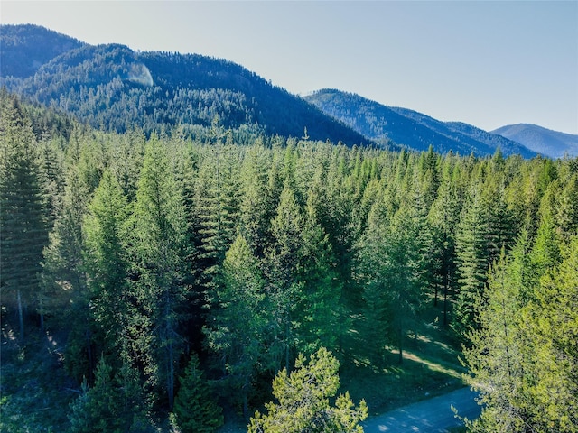 29 Northshore Dr, Troy, MT 59935 - mountain view featuring a forest
