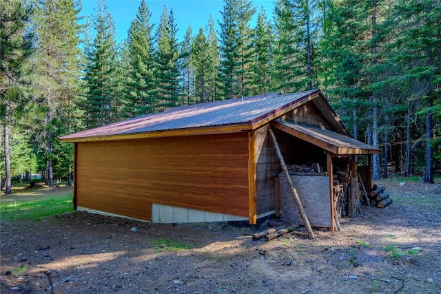 29 Northshore Dr, Troy, MT 59935 - view of outdoor structure with a view of trees