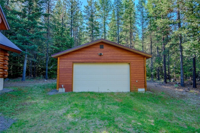 29 Northshore Dr, Troy, MT 59935 - detached garage with a wooded view