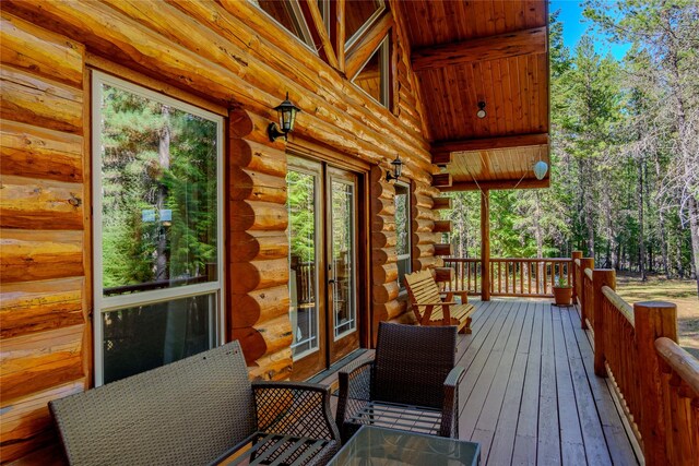 29 Northshore Dr, Troy, MT 59935 - view of deck