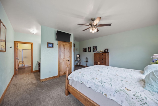 1399 Mackinaw Loop, Somers, MT 59932 - bedroom with carpet flooring and a ceiling fan