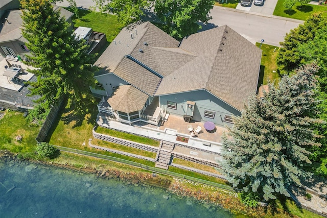 238 Red Fox Rd, Lolo, MT 59847 - view from above of property with a large body of water