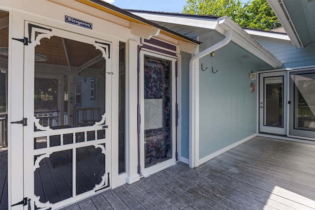 238 Red Fox Rd, Lolo, MT 59847 - entrance to property with a deck
