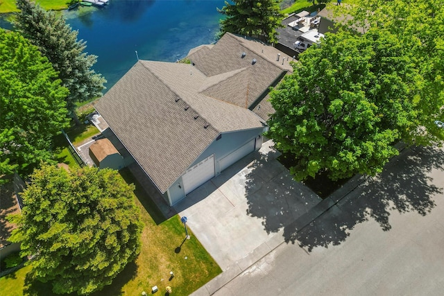 238 Red Fox Rd, Lolo, MT 59847 - aerial view of property and surrounding area featuring a large body of water