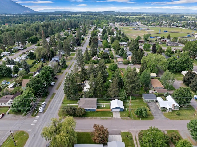 1108 4th Ave W, Columbia Falls, MT 59912 - aerial overview of property's location featuring nearby suburban area