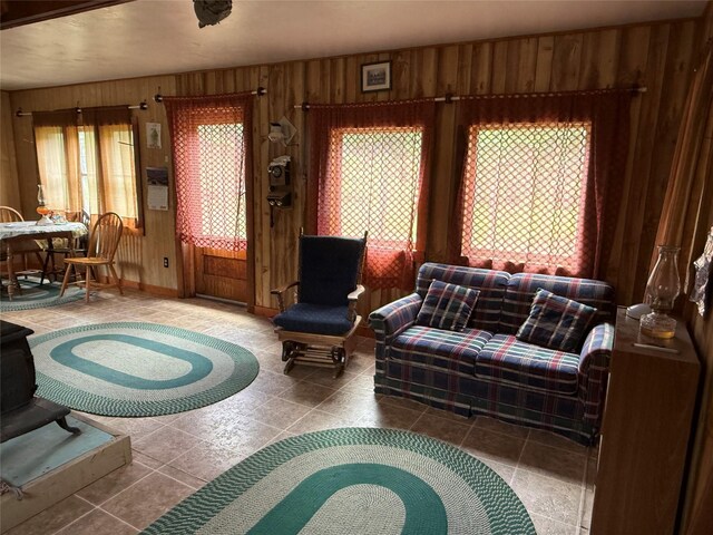 63450 US Highway 2, Libby, MT 59923 - living area featuring wooden walls and baseboards