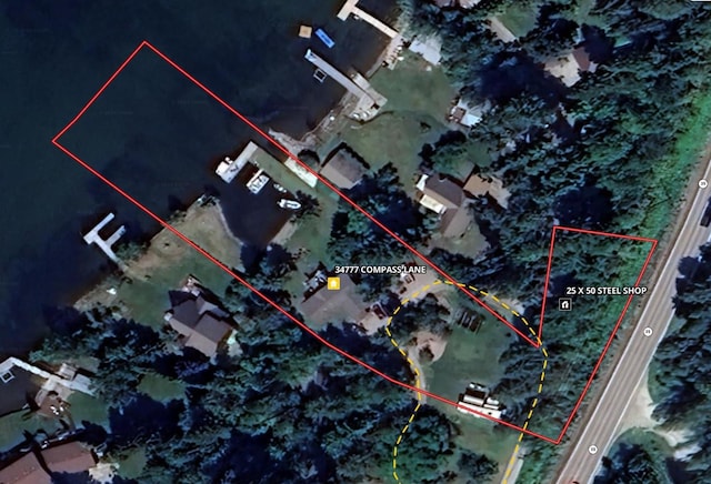 34777 Compass Ln, Polson, MT 59860 - aerial map of property and surrounding area