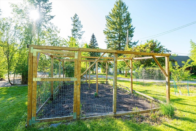 34777 Compass Ln, Polson, MT 59860 - surrounding community featuring a yard and exterior structure