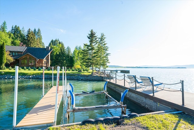 34777 Compass Ln, Polson, MT 59860 - dock area with a water view