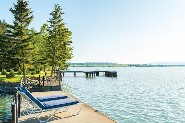34777 Compass Ln, Polson, MT 59860 - dock featuring a water view