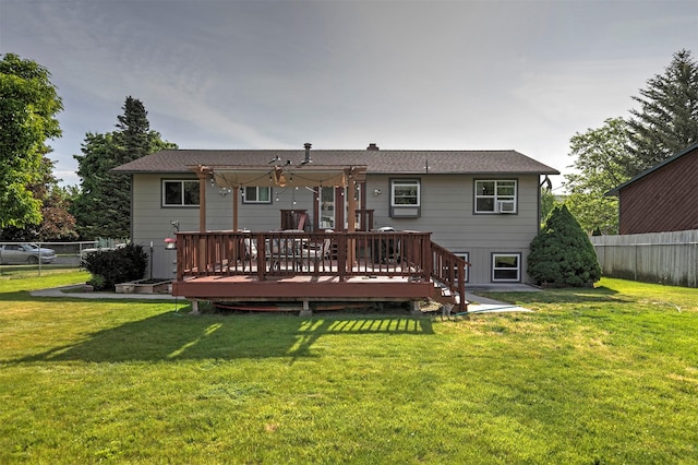 239 Essex St, Lolo, MT 59847 - rear view of house with a wooden deck