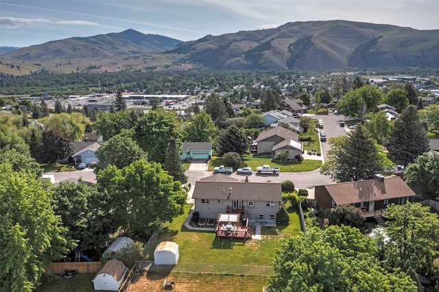 239 Essex St, Lolo, MT 59847 - aerial perspective of suburban area featuring mountains