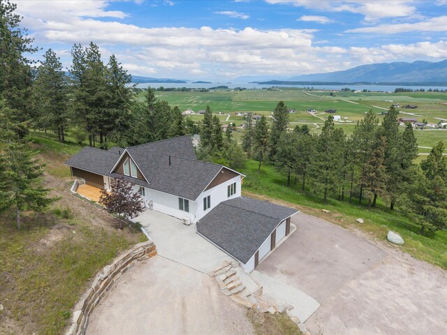35280 Bennington Ln, Polson, MT 59860 - view from above of property with mountains