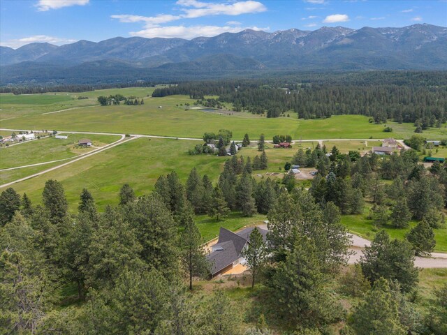 35280 Bennington Ln, Polson, MT 59860 - bird's eye view of a mountainous background and a forest