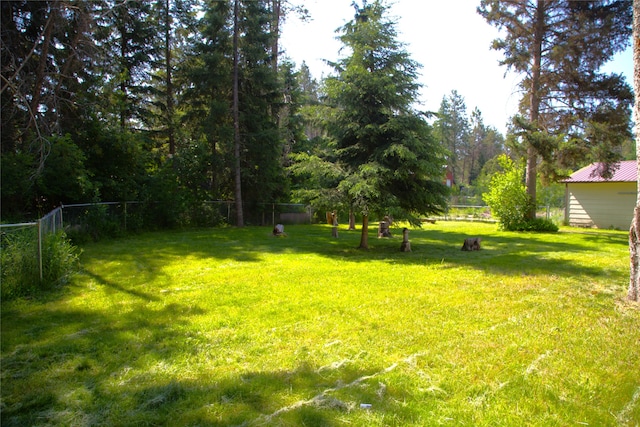 189 Dawn Dr, Columbia Falls, MT 59912 - view of yard