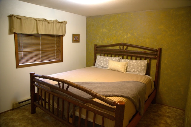 189 Dawn Dr, Columbia Falls, MT 59912 - carpeted bedroom featuring baseboard heating and baseboards