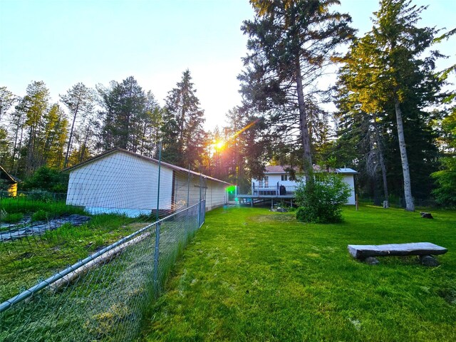 189 Dawn Dr, Columbia Falls, MT 59912 - view of yard