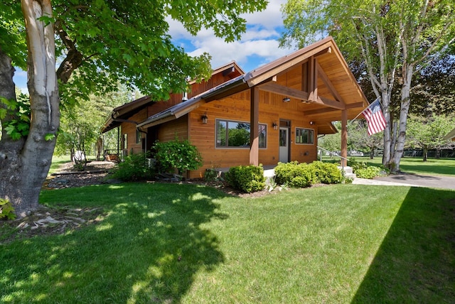 45 Panoramic Dr, Kalispell, MT 59901 - view of property exterior with a lawn