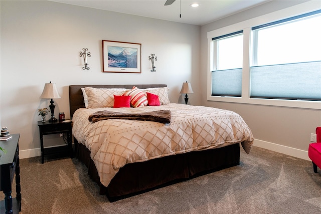 8138 Ranch Club Rd, Missoula, MT 59808 - carpeted bedroom with baseboards and ceiling fan