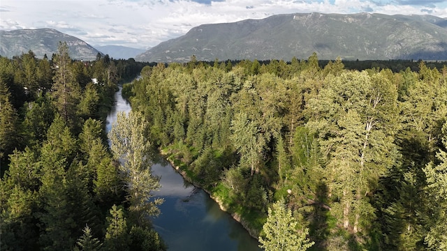 1265 Jellison Rd, Columbia Falls, MT 59912 - view of mountain background featuring a nearby body of water