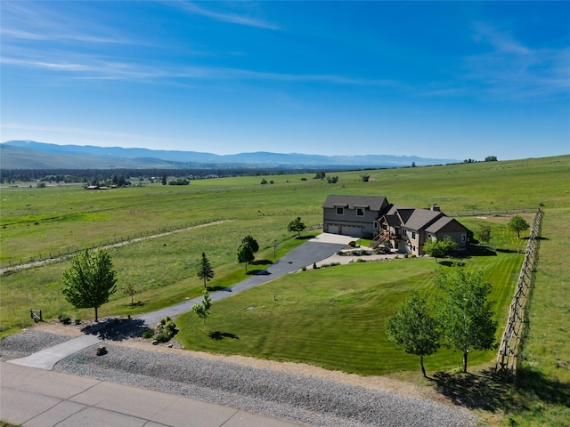 6659 Lamar Trl, Florence, MT 59833 - view of rural area featuring a mountain backdrop and a pastoral area