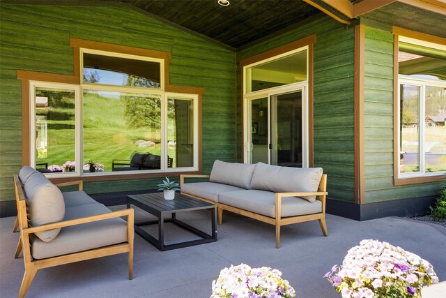 720 Anglers Bend Way, Missoula, MT 59802 - view of patio featuring an outdoor hangout area