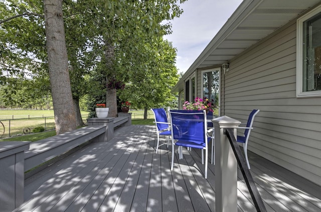 10190 Kona Ranch Rd, Missoula, MT 59808 - view of wooden terrace
