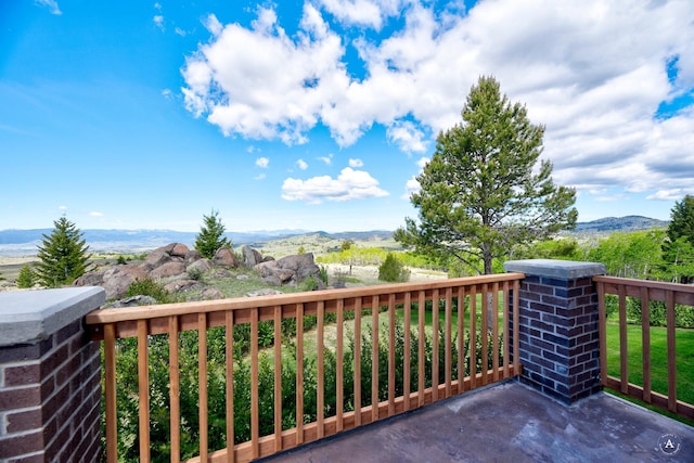 3380 Moulton Reservoir Rd, Butte, MT 59701 - balcony with a mountain view