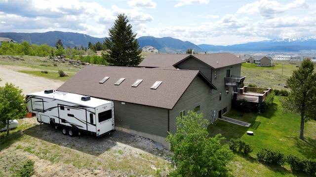 3380 Moulton Reservoir Rd, Butte, MT 59701 - view from above of property featuring a mountain backdrop