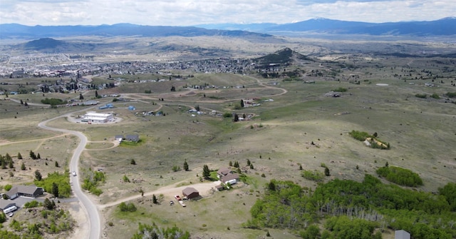 3380 Moulton Reservoir Rd, Butte, MT 59701 - aerial view of property and surrounding area with a mountain backdrop