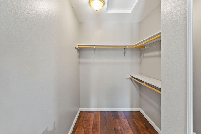 2249 Canvasback Ct, Kalispell, MT 59901 - spacious closet featuring dark wood-type flooring and a skylight