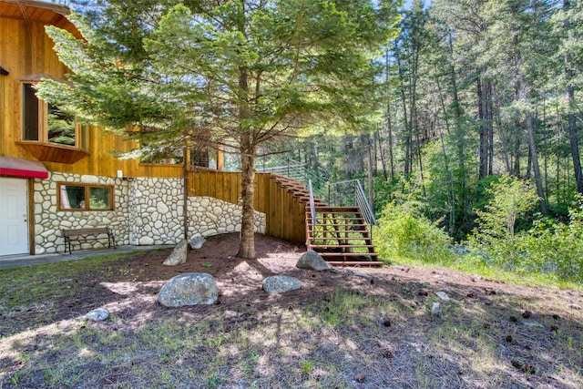 1062 Bear Creek Trl, Victor, MT 59875 - view of yard featuring stairs