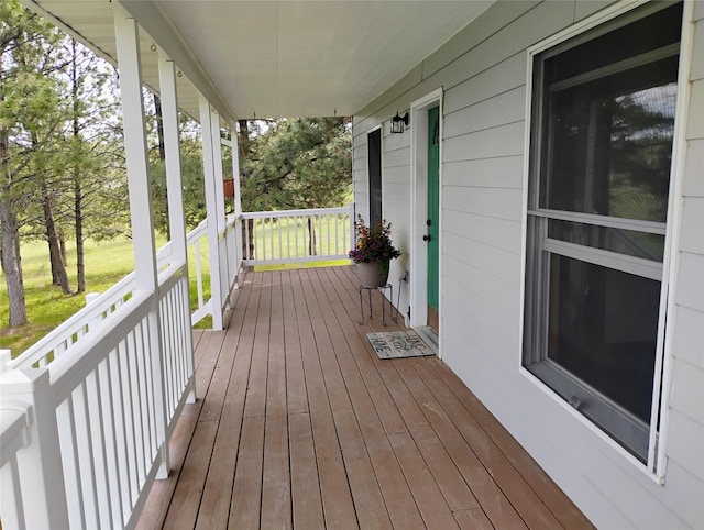 5 Pronghorn Dr, Clancy, MT 59634 - view of wooden porch
