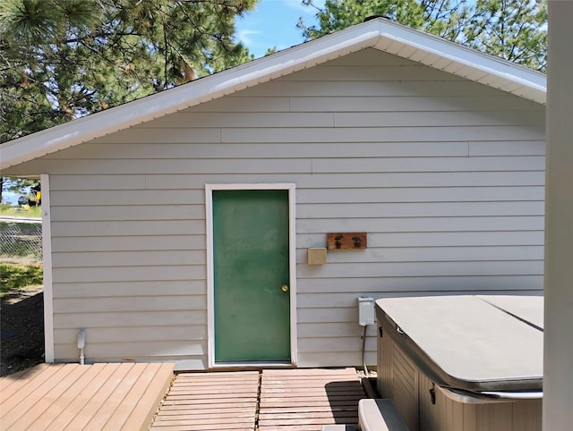 5 Pronghorn Dr, Clancy, MT 59634 - rear view of house featuring a hot tub