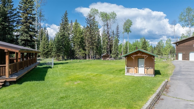1065 Evergreen Dr, Seeley Lake, MT 59868 - view of green lawn